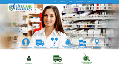 Desktop Screenshot of lifecarepharmacy.com